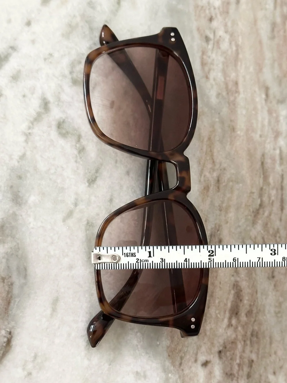 J. Crew Brown Tortoiseshell Classic Square Sunglasses - Preppy